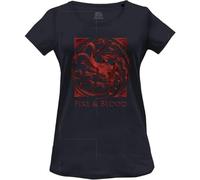 House Of the Dragon Women's Wohoftdts011 T-Shirt, Navy Blue, S