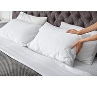 House of Threads Pillow Cases 4 Pack, Excellent Quality Wrinkle Resistant, Microfiber Breathable & Soft White Pillow Protectors (50 X 75 Cm)