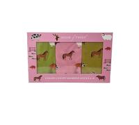 House Of Tweed Ladies Luxury Bamboo Socks Pack of 3 Pairs Animal Pattern UK Sizes 4-8 (UK, Numeric, 4, 8, Regular, Regular, Bamboo Farmyard 3)