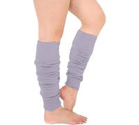 House of Velours Deluxe Luxurious Ladies 80's Plain Ribbed Leg Warmers Legwarmers 12 Color TU TU (Lilac, One Size)