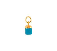 House of Vincent Birth Stone December Pendant 18 ct. Goldplated Brass VJ076-LPG-DT - Woman - Brass Blue/Gold 12 mm
