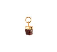 House of Vincent Birth Stone January Pendant 18 ct. Goldplated Brass VJ076-LPG-JG - Woman - Brass Gold 12 mm