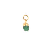 House of Vincent Birth Stone May Pendant 18 ct. Goldplated Brass VJ076-LPG-ME - Woman - Brass Gold 12 mm