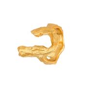 House of Vincent Bone Ring Goldplated Silver VJ229-URG-52 - Woman - 925 Sterling Silver 52