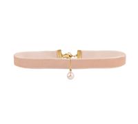 House of Vincent String Of Venus Teadrop Necklace Velour VJ144-UNG-LP-PP - Woman - Velour Pink 30 cm