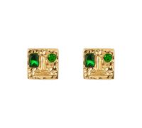 House of Vincent The Fool Earrings 18 ct. Goldplated Silver VJ098-UEG - Woman - 925 Sterling Silver Gold