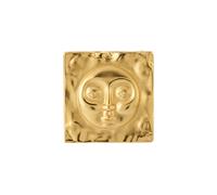 House of Vincent The Hermit Brooch 18 ct. Goldplated Brass VJ102-UOG - Woman - Brass Gold