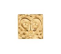 House of Vincent The Truth Teller Brooch 18 ct. Goldplated Brass VJ101-UOG - Woman - Brass Gold