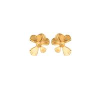 House of Vincent Wildflower Earrings 18 ct. Goldplated Silver VJ190-UEG - Woman - 925 Sterling Silver Gold