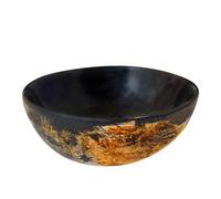House of Warfare Genuine Horn Bowl 4 Inches Viking Norse Medieval Inspired Feasting Horn Bowl for Serving, Salad, Nuts, Delicatessen