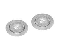 House of Warfare Hand Forged Iron Shield Boss Full Functional Viking Umbo Battle Ready Historical Replica Armor (Hammered Shield Umbo - Set of 2)