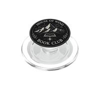 House Of Wind Book Club Mountain Celestial Black Cream Art PopSockets PopGrip for MagSafe