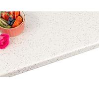 HOUSE OF WORKTOPS -White Sparkle Laminate Kitchen Worktops, Length:1M 2M 3M 4.2M, Thickness: 38mm, Moisture Resistant Laminate Kitchen Worktops (2M x 900mm x 38mm)