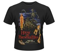 House ON Haunted Hill by Plan 9 - House ON Haunted Hill T-Shirt Graphic Unisex Tee Shirt Black XL