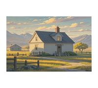 House on The Prairie Carpet,Non Slip Rubber Backing, Doormat,Washable and Reusable, Small Rug for Entryway Kitchen Bathroom Bedroom Living Room 23.6 X 15.7 in