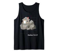 House on the Rock - Matthew 7:24-27 Tank Top