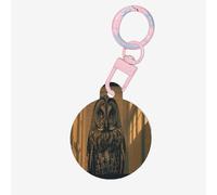 House Owl Dog Tags for Pets,Round Acrylic Pet ID Tags,Perfect for Small to Large Dogs and Cats,Cute & Functional
