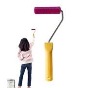 House Paint Rollers - 7.09 Inch Paint Stick Brush, High Density Foam | Multi Functional Painting Tool No Slip Handle Smooth Application Walls Ceilings Furniture Doors Art Projects DIY Coating Home Dec