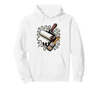 House Painter American Flag Patriotic Trade Blue Collar Pullover Hoodie