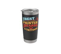 House Painter Decorator Beard Tattoo The Best Painter Have Stainless Steel Insulated Tumbler