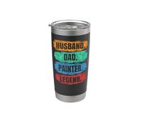 House Painter Decorator Dad Husband. Dad. Painter Legend. Stainless Steel Insulated Tumbler
