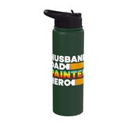 House Painter Decorator Dad Husband Hero Stainless Steel Insulated Water Bottle