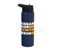 House Painter Decorator Dad Husband Hero Stainless Steel Insulated Water Bottle