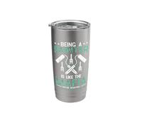 House Painter Decorator Drawing Attention Wherever We Go Stainless Steel Insulated Tumbler