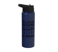 House Painter Decorator Juggling Brushes Painter Stainless Steel Insulated Water Bottle