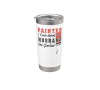 House Painter Decorator Painter I Finish What Your Husband Stainless Steel Insulated Tumbler