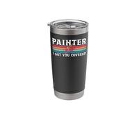 House Painter Decorator Pun Retro Painter I Got You Covered Stainless Steel Insulated Tumbler