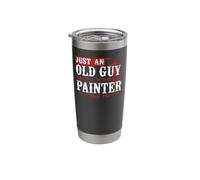 House Painter Decorator Retirement Just an Old Guy Who is A Stainless Steel Insulated Tumbler