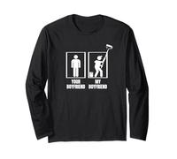 House Painter Your Boyfriend My Boyfriend Funny Painter Long Sleeve T-Shirt