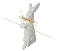 House Plant Pot Accessory, White Rabbit Pot Hanger, Plant Pot Hanger, Hanging Mini Rabbit Ornament, Houseplant Accessory Decoration, Plant Animal, Gardeners Gift, Houseplant Gift