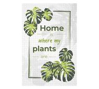 House Plants Lover Motivational Poster. Jigsaw Puzzle, 1000 Piece