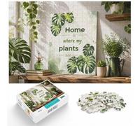 House plants lover motivational poster. Jigsaw Puzzle, 1000 Piece | For Christmas gifting and cosy winter evenings, this adult jigsaw puzzle with 1000 pieces creates puzzle time on colder days.