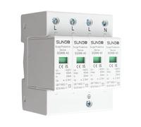 House Surge Protector, 4P 40KA House Surge Protective Device Din Rail Low-Voltage Arrester Device for Home Appliances Electric System Protection