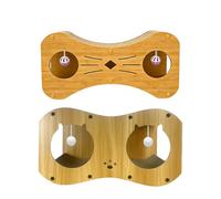 House Scratchers for Cats, House for Cats with Double Layer Design and Exercise Tunnel - Scratching Post in Corrugated Cardboard - for Indoor Outdoor Living Room Corner Floor for Cats