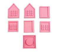 House Shape Silicone Mold, Tealight Holder Mold for Epoxy Resin, Gypsum Decorations Home Decoration, Art Craft Project Home Decor