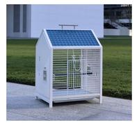 House Shaped Bird Cage With Handle Tray Expandable Ports Decorative Home Flight Cage(Blue)
