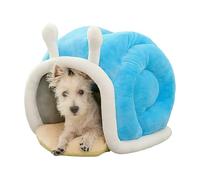 House Shaped Cat Bed, Cute Warm Pet Furniture in the Shape of a Snail - Winter Bed for Cats, Outdoor Winter Moving Car Camping Office Bedside Window Chair