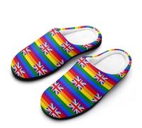 House Shoes United Kingdom Lgbt Rainbow Flag Slipper L