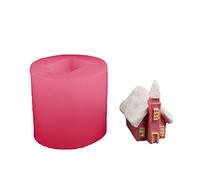 House Silicone Mold Ice Cream Mold Green Bean Cake Candy Chocolate Ice Block French Dessert Cake Decorations Baking Tools