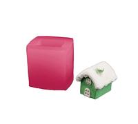 House Silicone Mold Ice Cream Mold Green Bean Cake Candy Chocolate Ice Block French Dessert Cake Decorations Baking Tools