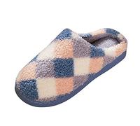 House Slipper For Women Men, Cozy Memory Foam Slippers Fuzzy Slide, Winter Warm Plush Lined Non-Slip Slippers, Couple'S Barefoot Home Slipper For Indoor Outdoor, Perfect For Dating And Daily
