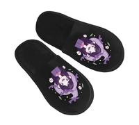 House Slipper Halloween With The Little Witch Fluffy Winter Slippers Comfortable Soft Women's Slippers Family Bedroom M