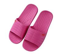 House Slippers for Man and Women Beach Slides Non-slip Pool Slides Summer Beach Shower Bathroom House Slipper Mules Sandals Flip Flops Ladies Footwear size 6 Hot Pink
