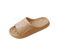 House Slippers for Men Womens Thick Soles Stepping Feeling Light Soft Soles Slipper Ladies Printed Cloud Sliders Lovers Summer Home Non-Slip Slides for Shower Bathroom Beach Indoor Outdoor Size 3-8