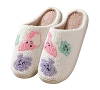 House Slippers for Women Memory Foam Fluffy Slippers Wide Fit Slipper