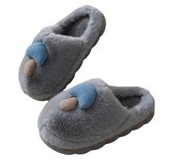 House Slippers Women Arch [Warm Upgrade] Women's Warm Slippers Soft and Comfortable Warm Your Feet in Winter (Grey, 7)